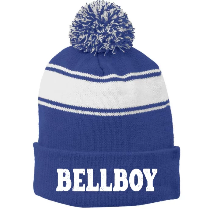 Bellboy Stripe Pom Pom Beanie