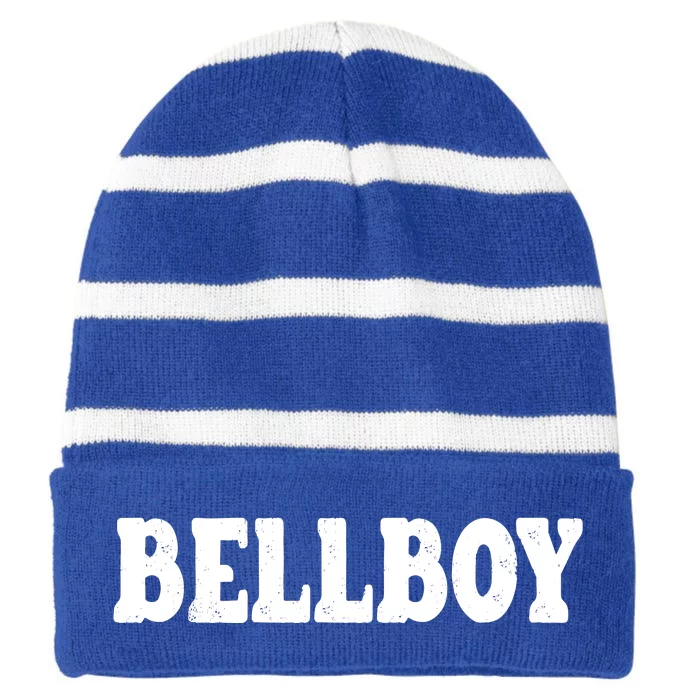 Bellboy Striped Beanie with Solid Band