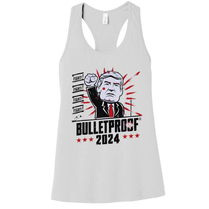 Bulletproof Bloody Ear Bleeding Butler Women's Racerback Tank