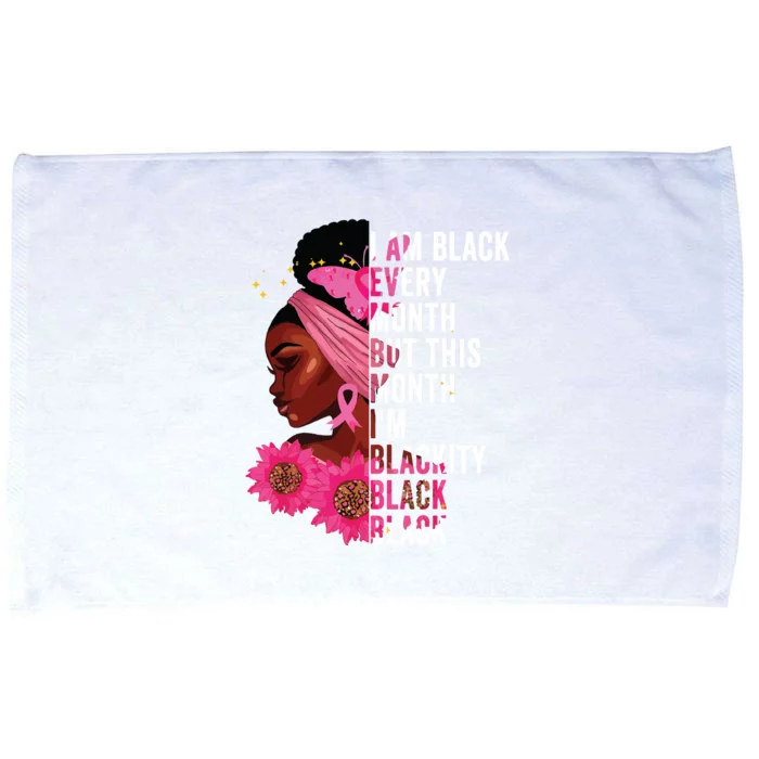 Blackity Black Every Month Black History Bhm African Gift Microfiber Hand Towel