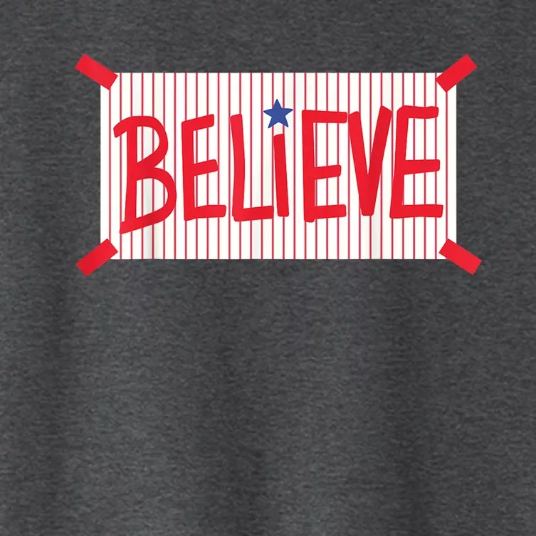 Believe Women's Crop Top Tee