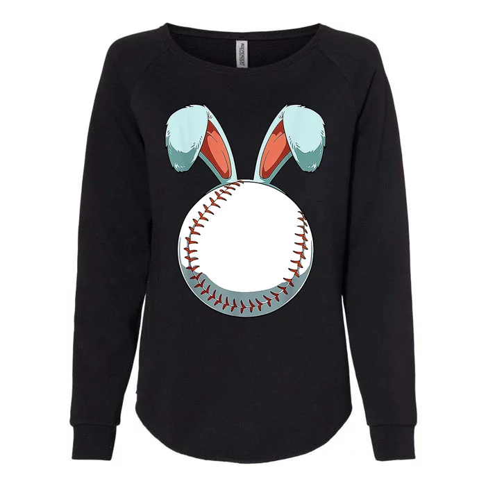 Baseball Bunny Easter Holiday Sport Lover Womens California Wash Sweatshirt