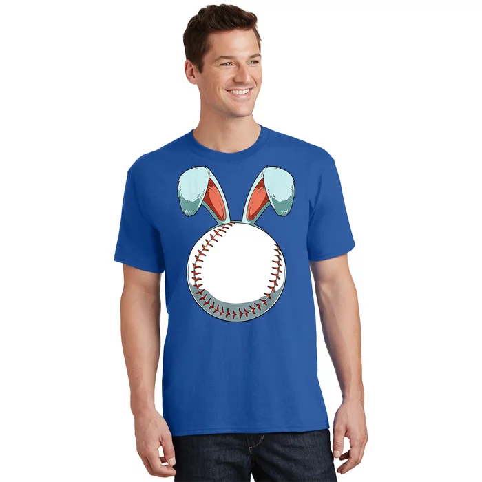 Baseball Bunny Easter Holiday Sport Lover T-Shirt