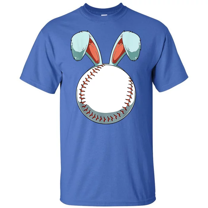 Baseball Bunny Easter Holiday Sport Lover Tall T-Shirt