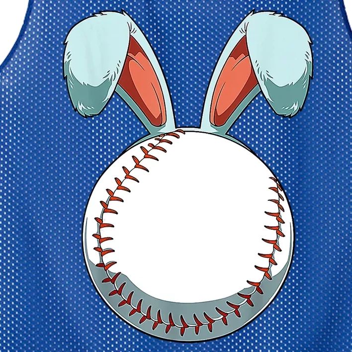 Baseball Bunny Easter Holiday Sport Lover Mesh Reversible Basketball Jersey Tank