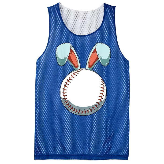 Baseball Bunny Easter Holiday Sport Lover Mesh Reversible Basketball Jersey Tank