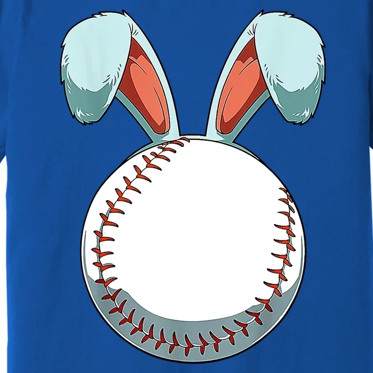 Baseball Bunny Easter Holiday Sport Lover Premium T-Shirt