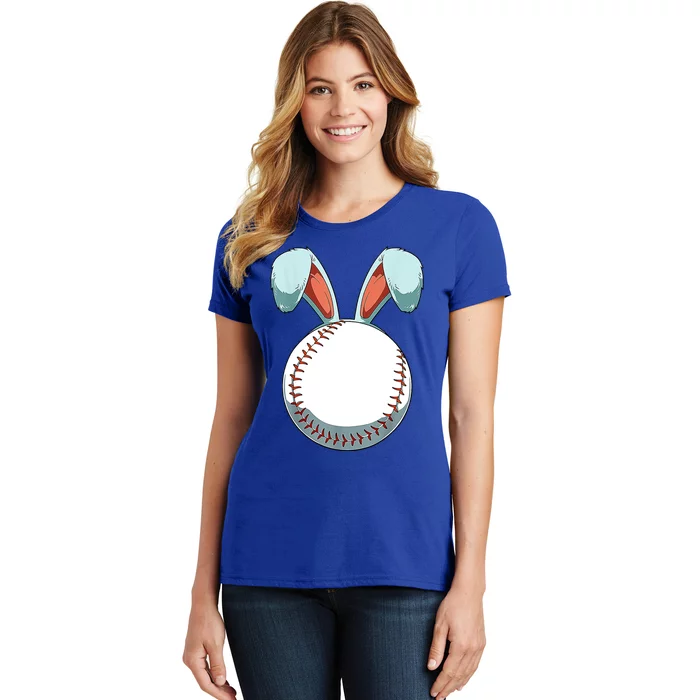 Baseball Bunny Easter Holiday Sport Lover Women's T-Shirt