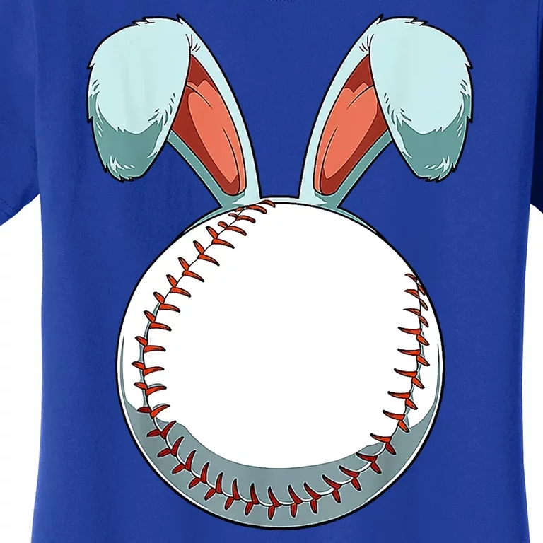 Baseball Bunny Easter Holiday Sport Lover Women's T-Shirt