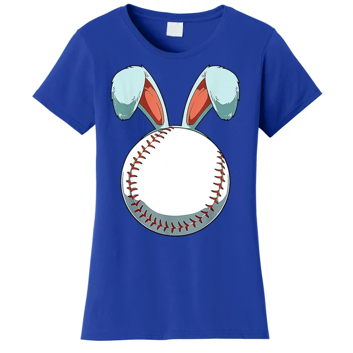 Baseball Bunny Easter Holiday Sport Lover Women's T-Shirt