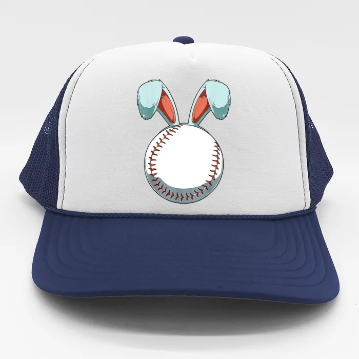 Baseball Bunny Easter Holiday Sport Lover Trucker Hat