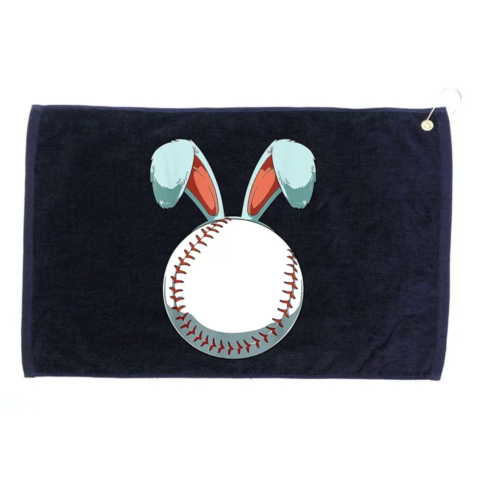 Baseball Bunny Easter Holiday Sport Lover Grommeted Golf Towel