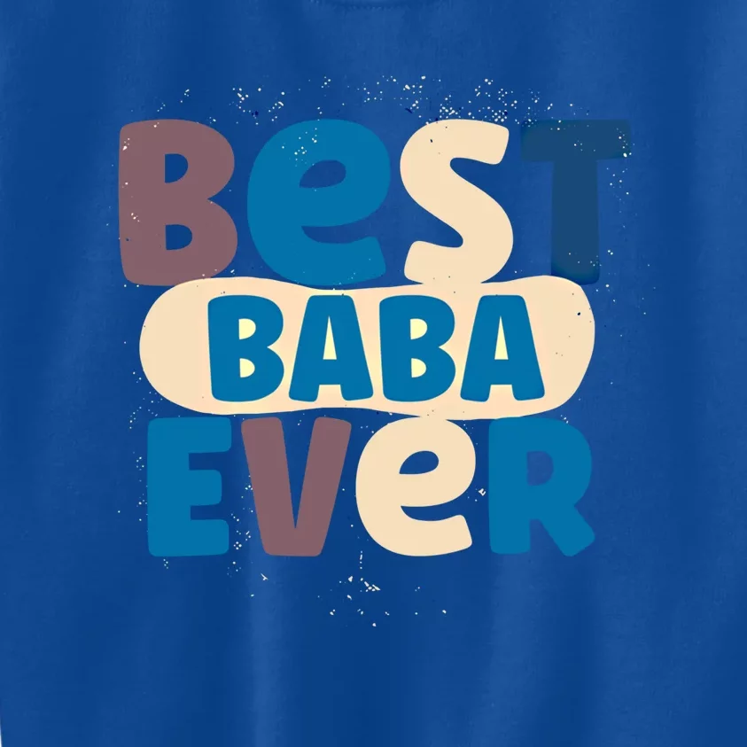 Best Baba Ever Dad Father Persian Arabic Daddy Papa Fathers Gift Kids Sweatshirt