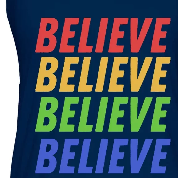 Believe Ladies Essential Flowy Tank