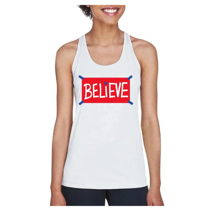 Believe Women's Racerback Tank