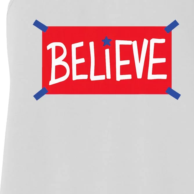 Believe Women's Racerback Tank