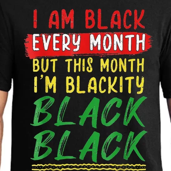 Blackity Black Every Month Black History BHM African Pajama Set