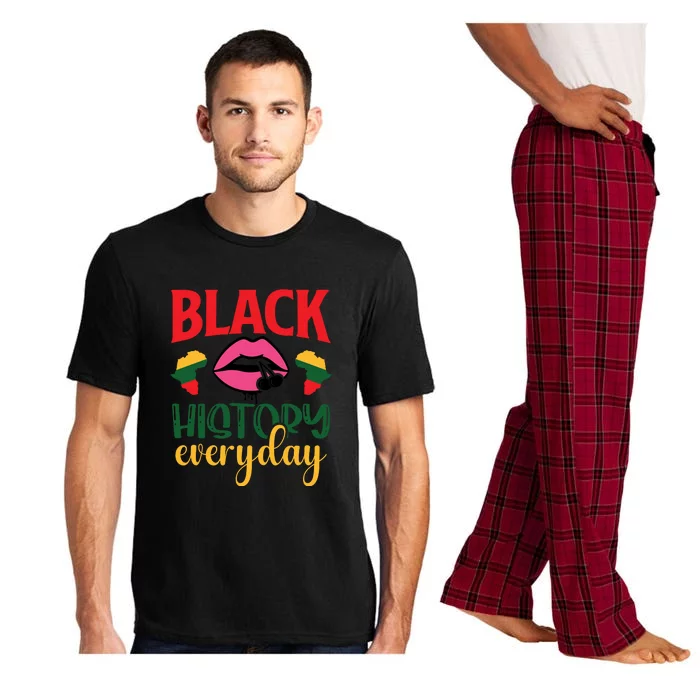 Blackity Black Every Month Black History BHM African Gift Pajama Set