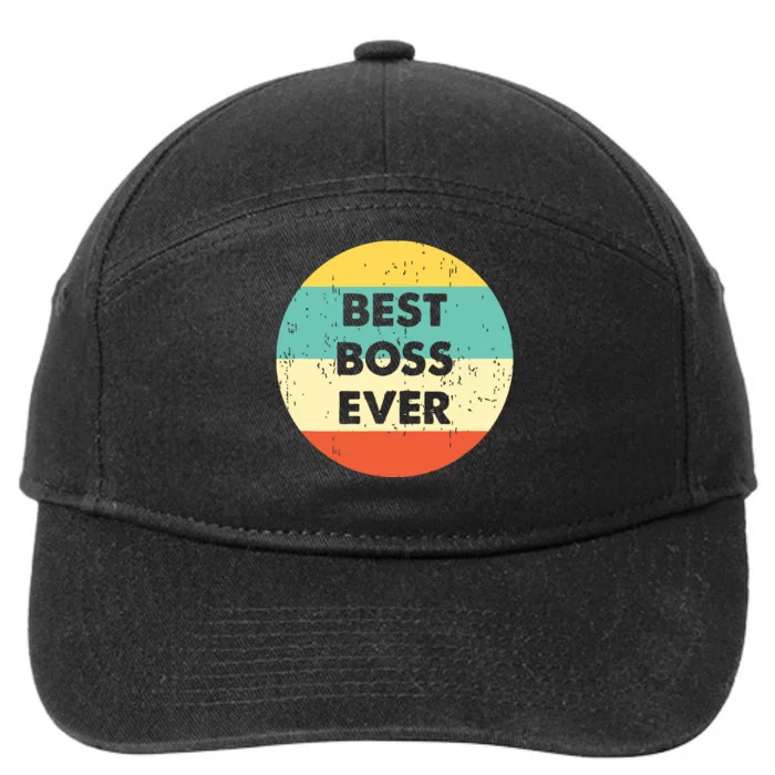 Best Boss Ever 7-Panel Snapback Hat