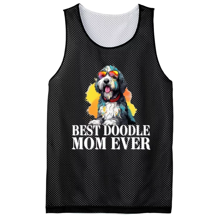 Bernedoodle Mesh Reversible Basketball Jersey Tank