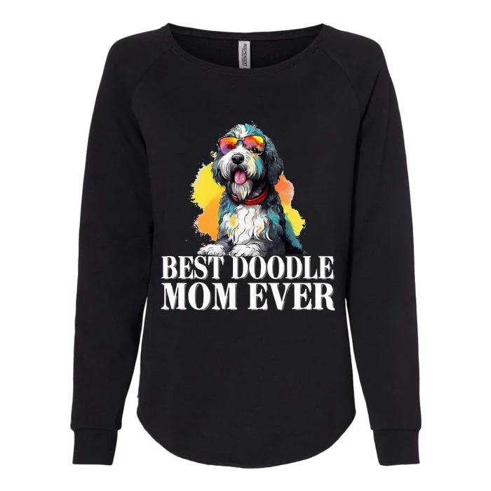 Bernedoodle Womens California Wash Sweatshirt