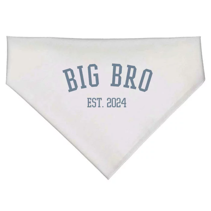 Big Bro Est. 2024 New Big Brother USA-Made Doggie Bandana