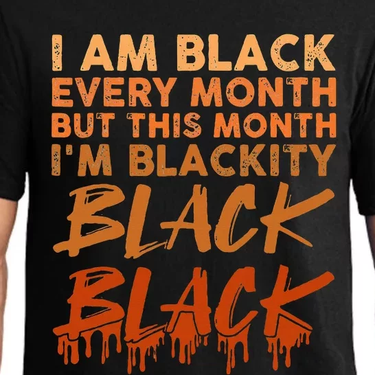 Blackity Black Every Month Black History BHM African Pajama Set