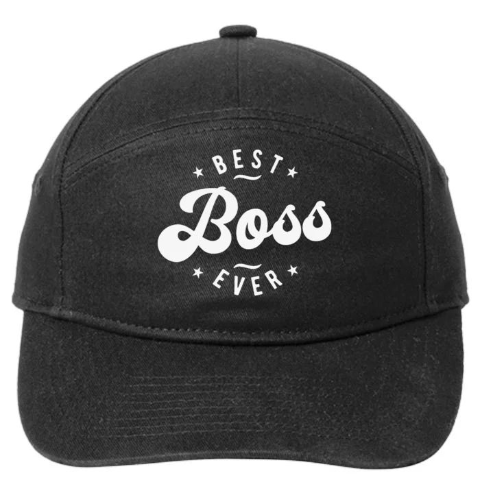 Best Boss Ever 7-Panel Snapback Hat