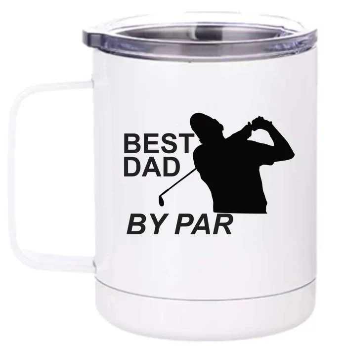 Bestdadbypar Front & Back 12oz Stainless Steel Tumbler Cup