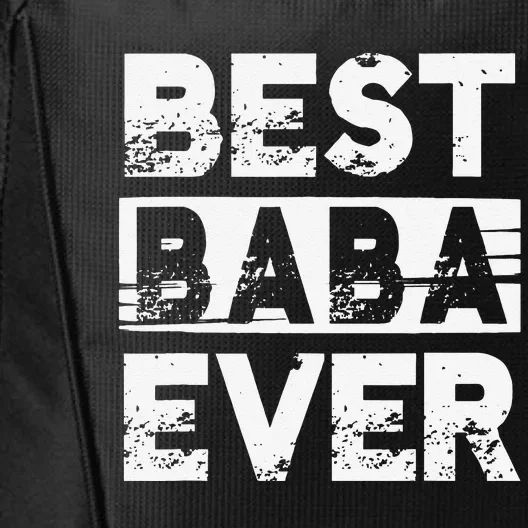 Best Baba Ever Gift For Grandpa Fathers Day City Backpack