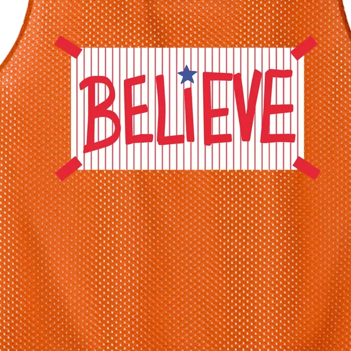 Believe Mesh Reversible Basketball Jersey Tank