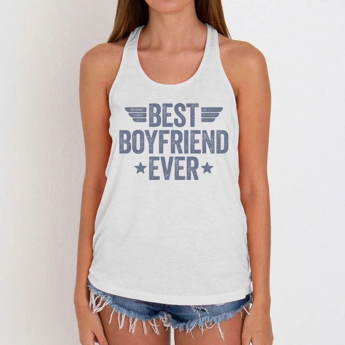 Best Boyfriend Ever Women's Knotted Racerback Tank