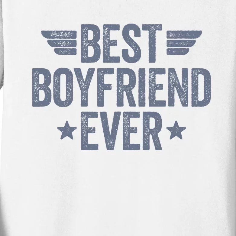 Best Boyfriend Ever Kids Long Sleeve Shirt