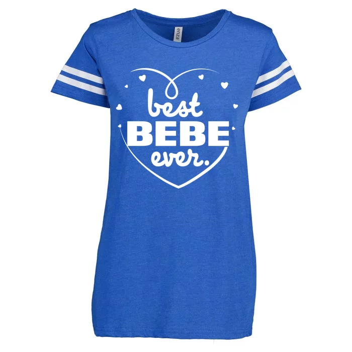 Best Bebe Ever Grandma Mothers Day Birthday Funny Gift Enza Ladies Jersey Football T-Shirt