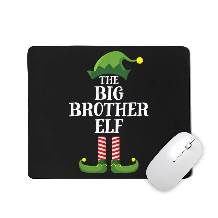 Big Brother Elf Matching Family Group Christmas Party Mousepad