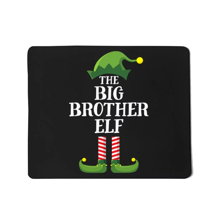 Big Brother Elf Matching Family Group Christmas Party Mousepad