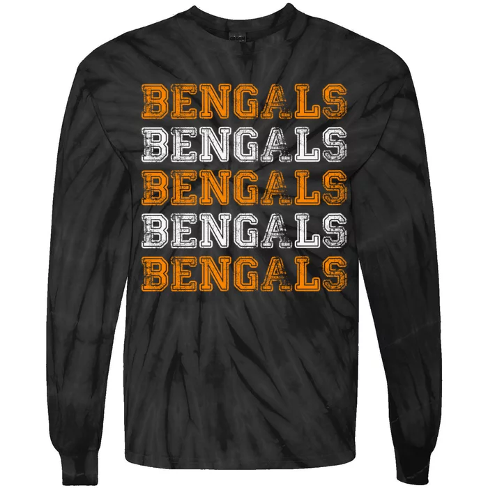 Bengals Tie-Dye Long Sleeve Shirt