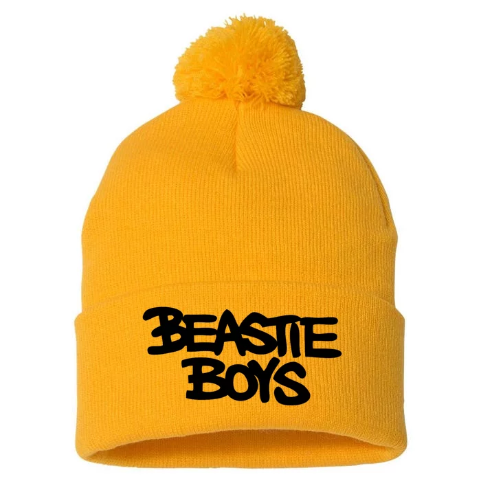 Beastie Pom Pom 12in Knit Beanie