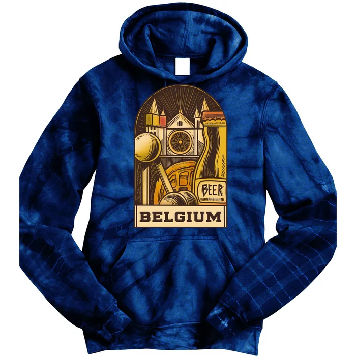 Belgium Beer Europe Tie Dye Hoodie