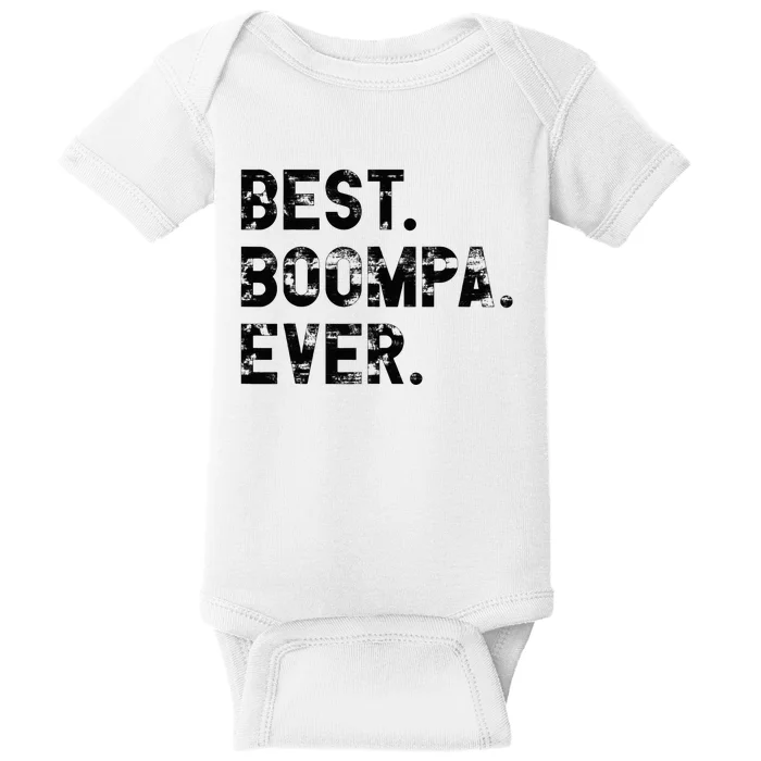 Best Boompa Ever Funny Fathers Day for Boompa Baby Bodysuit