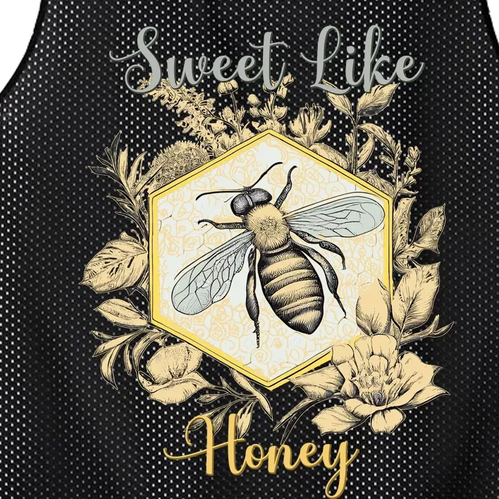 Bee Mesh Reversible Basketball Jersey Tank