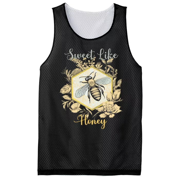 Bee Mesh Reversible Basketball Jersey Tank