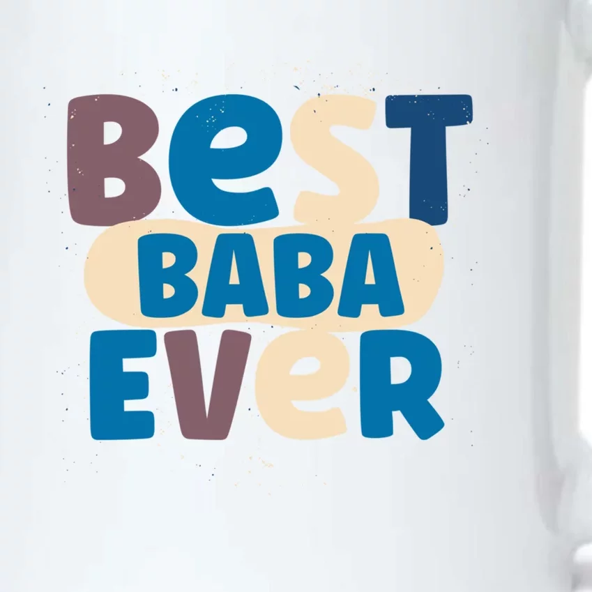 Best Baba Ever Dad Father Persian Arabic Daddy Papa Fathers Gift Black Color Changing Mug