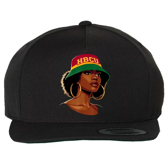 Beautiful Black Educated Hbcu Wool Snapback Cap