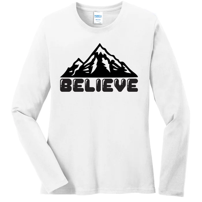 Believe Ladies Long Sleeve Shirt