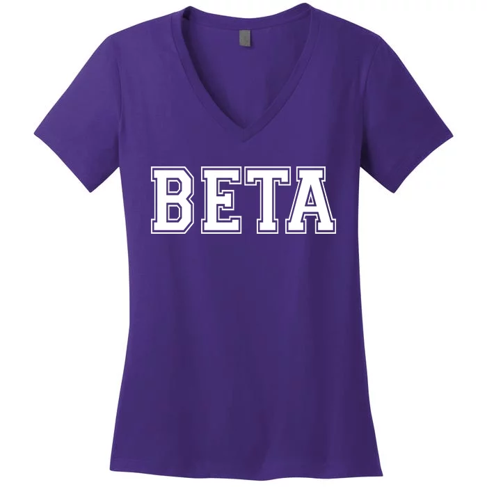 Beta Women's V-Neck T-Shirt