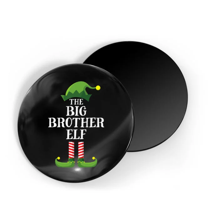 Big Brother Elf Matching Family Group Christmas Party Pyjamas Magnet