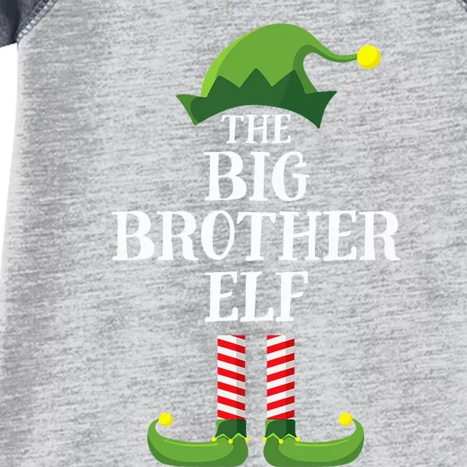 Big Brother Elf Matching Family Group Christmas Party Pyjamas Infant Baby Jersey Bodysuit