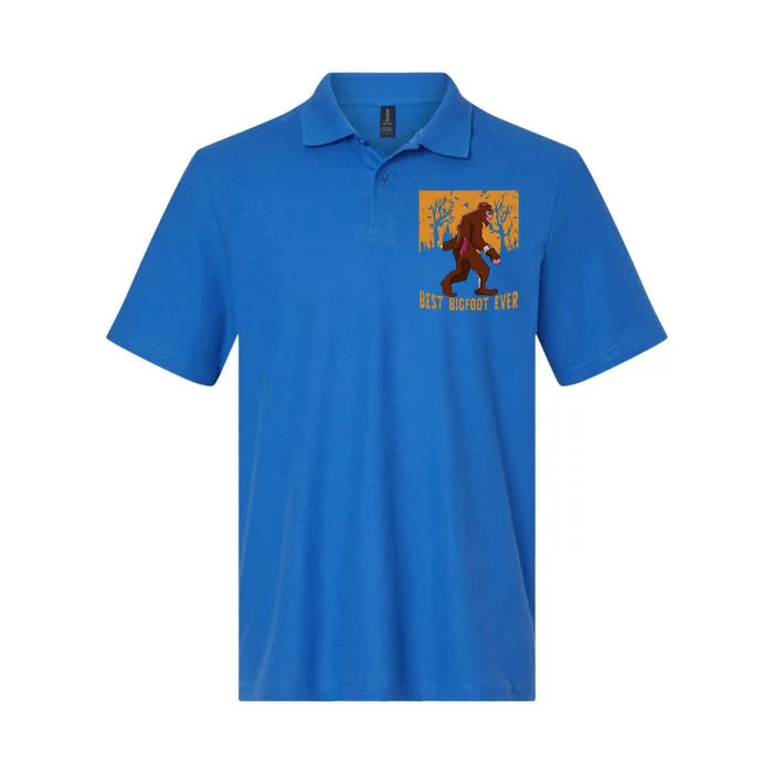 Best Bigfoot Ever Best Halloween Bigfoot Costume Gift Softstyle Adult Sport Polo