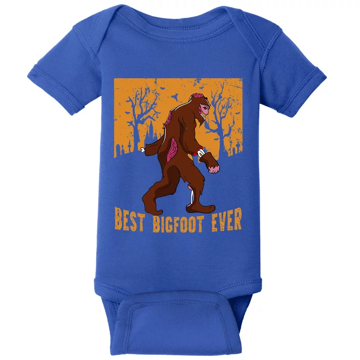 Best Bigfoot Ever Best Halloween Bigfoot Costume Gift Baby Bodysuit